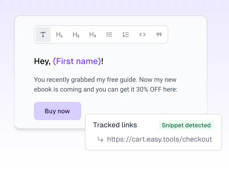 Run email campaigns